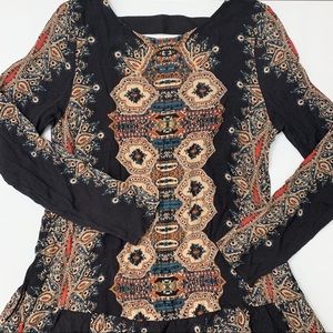 Free People Tribal Print Dress